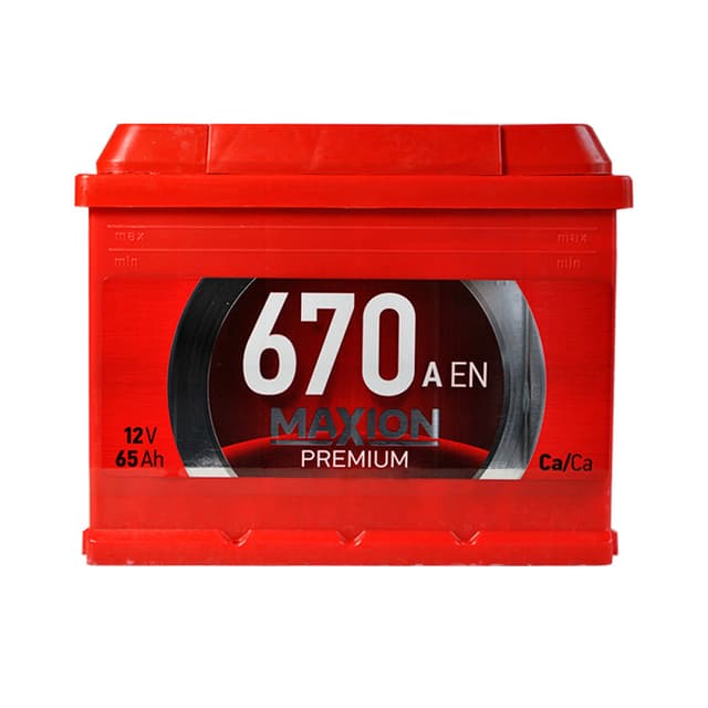 MAXION PREMIUM 65Ah 670A 12V R+ (175x190x242)