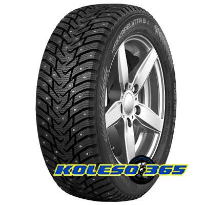 Nokian Hakkapeliitta 8 245/50 R18 100T Flat Run (шип)